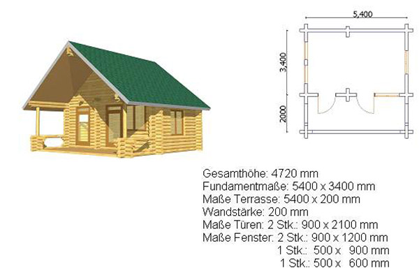 Bungalow Typ 2