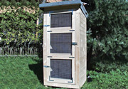 Rabbit hutch three parts
