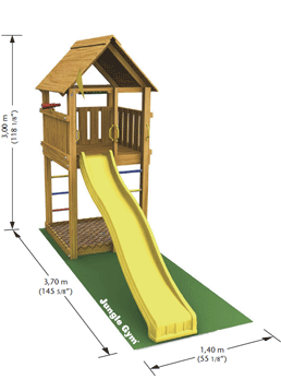 Skizze Spielturm Cabin